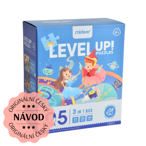 LEVEL UP! 05 - Pohádkový svět puzzle 3v1 verze 2022