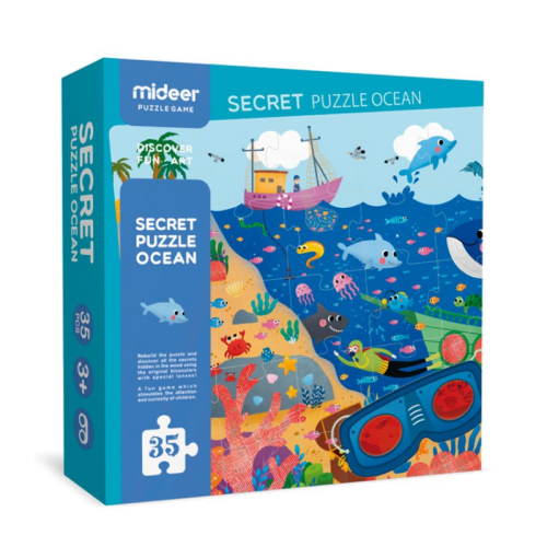 Detektivní puzzle - Oceán - 35ks (verze 2020)