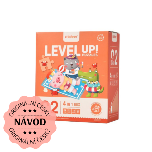 LEVEL UP! 02 - Roční období puzzle 4v1 verze 2022