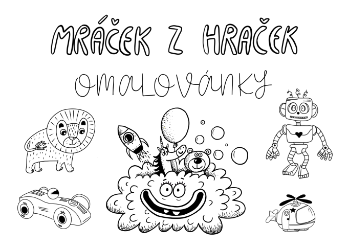 Omalovánky Mráček z hraček A5