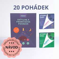 Dětská promítačka 20 pohádek s českým návodem