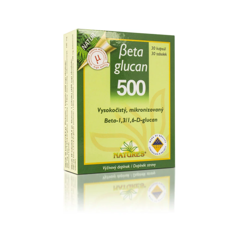 Beta glucan 500 - 30 kapslí