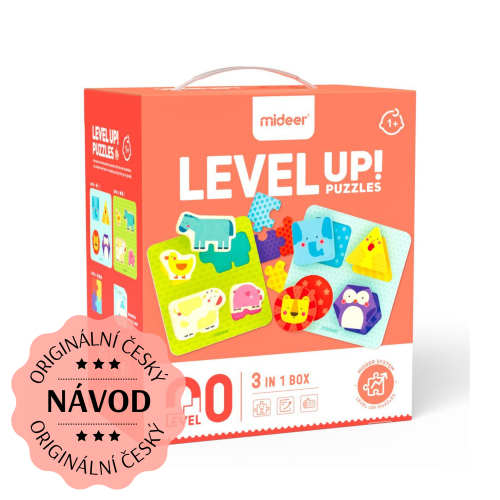 MiDeer LEVEL UP! 0 - Zvířecí kamarádi - Puzzle