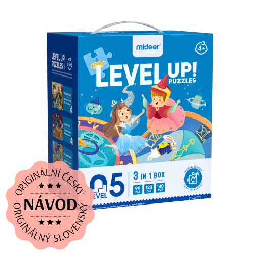 LEVEL UP! 05 - Pohádkové příběhy puzzle 3v1