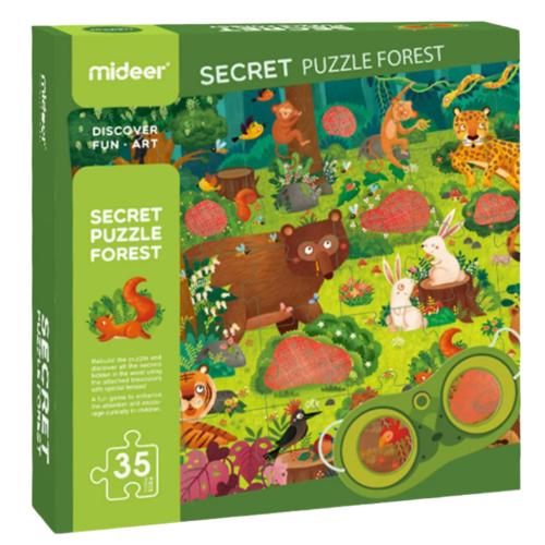 Detektivní puzzle - Tajemný les - 35ks