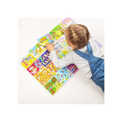 Bigjigs Toys Podlahové puzzle počítání 48 dílků