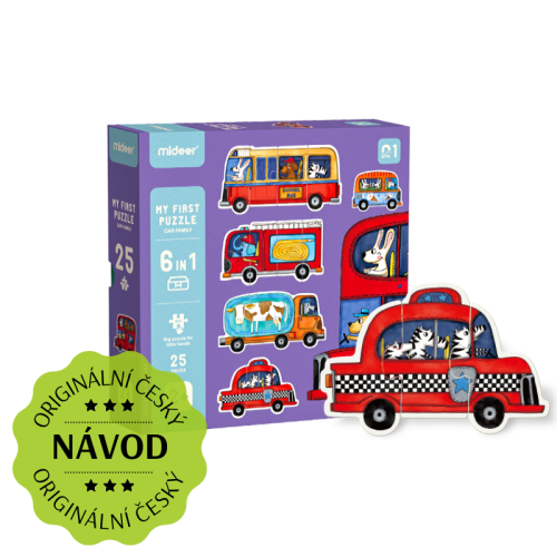 MiDeer Moje první puzzle - Doprava - 25 dílků