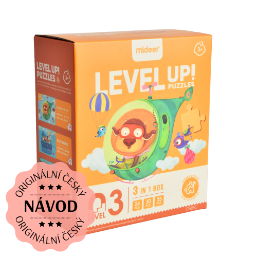 LEVEL UP! 03 - Cestování puzzle 3v1