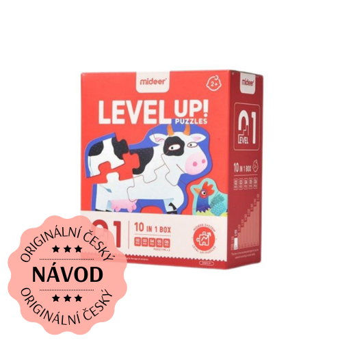 LEVEL UP! 01 - Zvířátka - Puzzle