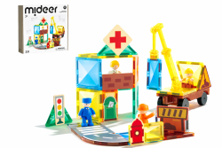 Moje první magnetická stavebnice Hrdinové města 33 ks