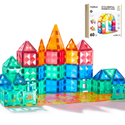 Barevná magnetická stavebnice 60 ks